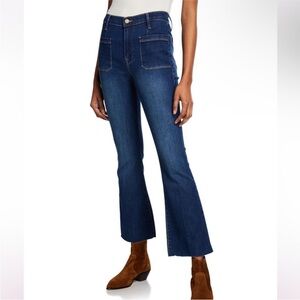 Frame Denim Le Bardot Crop Flare Jeans